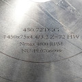 Main saw blade GOLDEN EAGLE 450x75x4.4/3.2 Z72