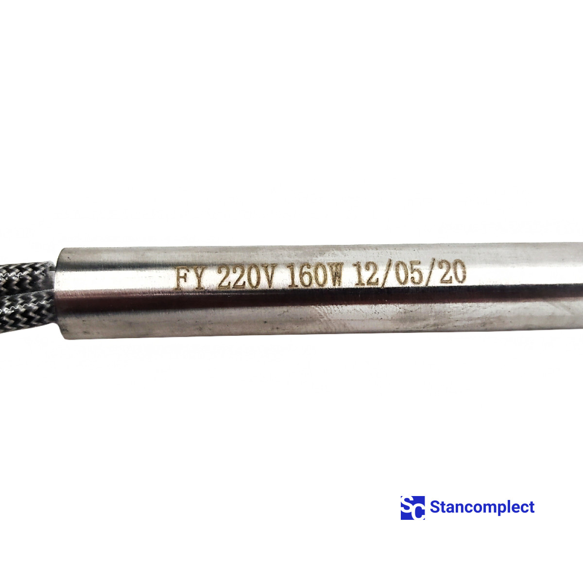 Topné těleso lepicí hřídele 160x12 220V 160W pro olepovačky hran KDT 6. řady