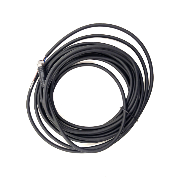 3-pin M8x1 PNP cable with connector, 5 m, 3x0.25 mm² PUR for edge banding machines