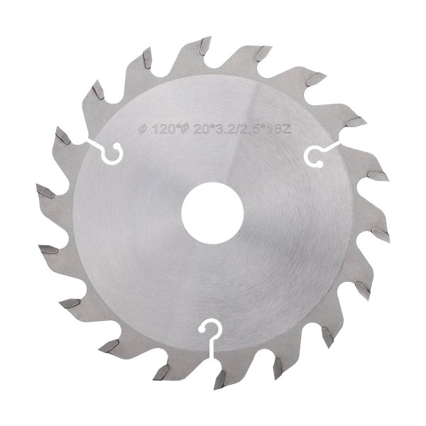 Grooving saw blade 120x20x3.2T18Z for CNC drilling centers KDT. Saw cut 3.2 mm