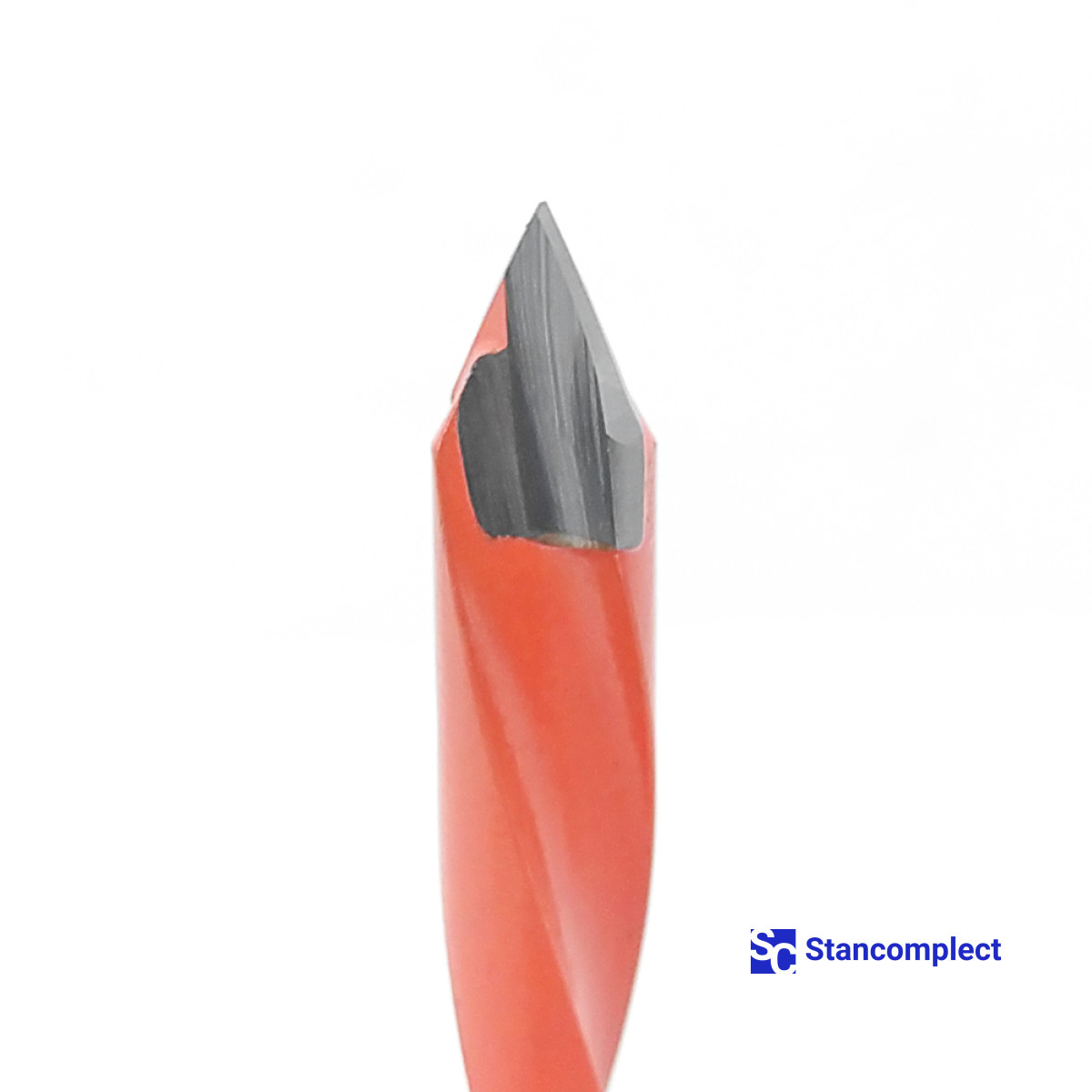 Through hole drill bit HD d-10 mm, L-85 mm left with brazed plate