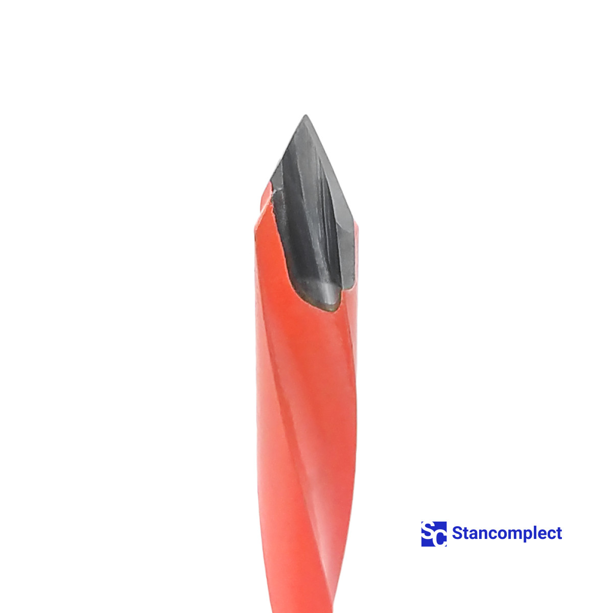 Through hole drill bit HD d-8 mm, L-85 mm left with brazed plate