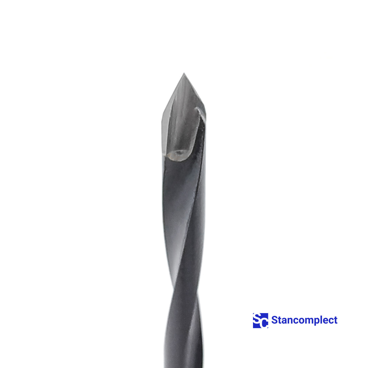 Through hole drill bit HD d-6 mm, L-85 mm right with brazed plate