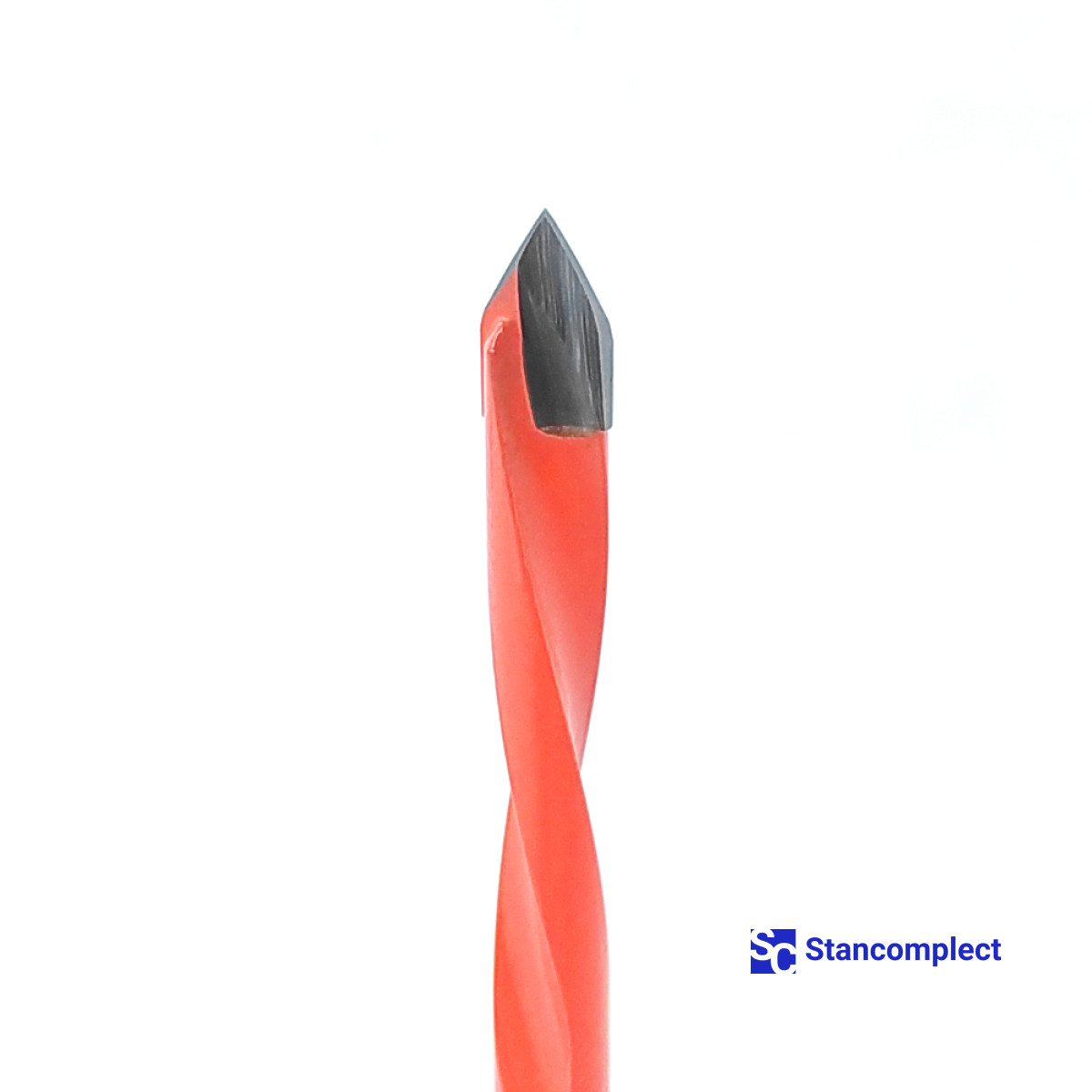 Through hole drill bit HD d-6 mm, L-85 mm left with brazed plate