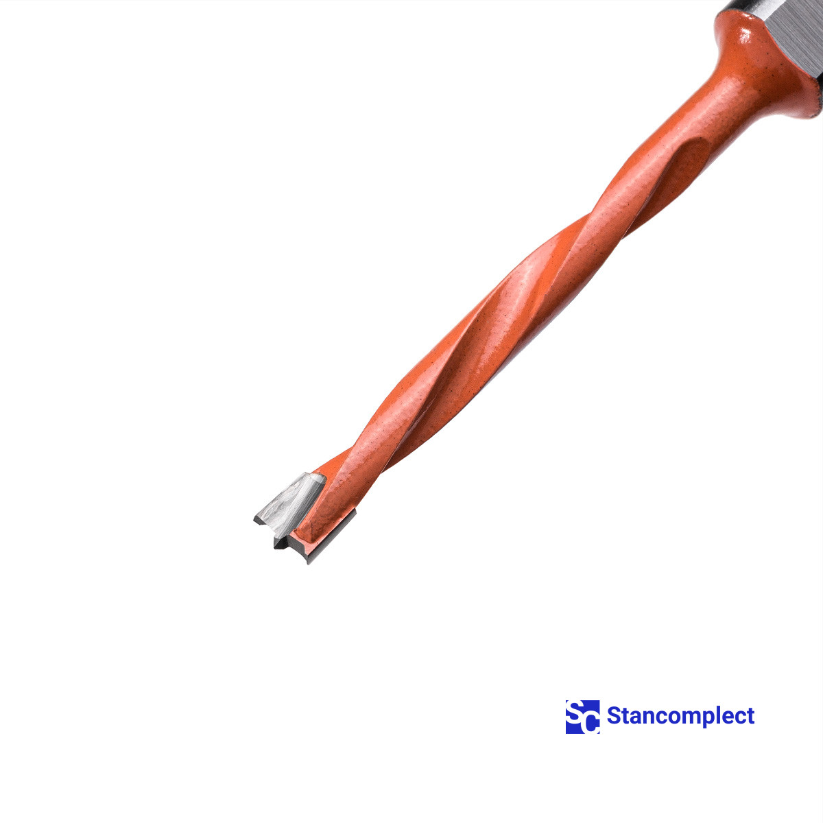 Blind hole drill bit HD d-5 mm, L-85 mm left with brazed plate