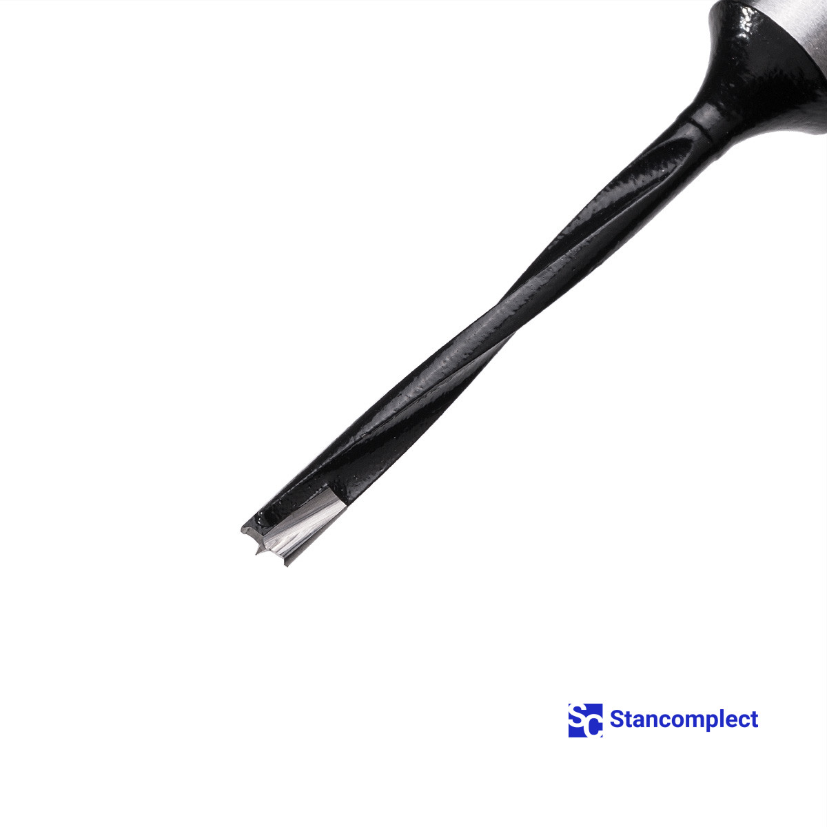 Blind hole drill bit HD d-3.5 mm, L-70 mm right hand with brazed plate