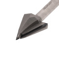Diamond V-groove router bit D40 h40 d12 60°