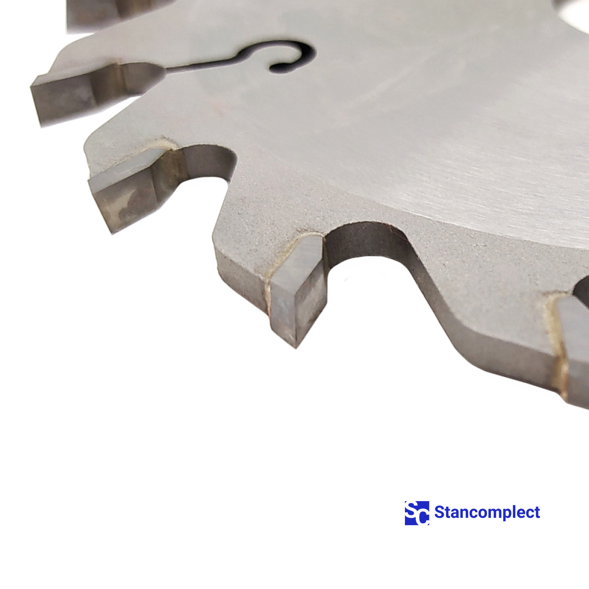 Grooving saw blade 125x25.4x4.0/3.0x18Z for KDT edge banding machines cut 4 mm