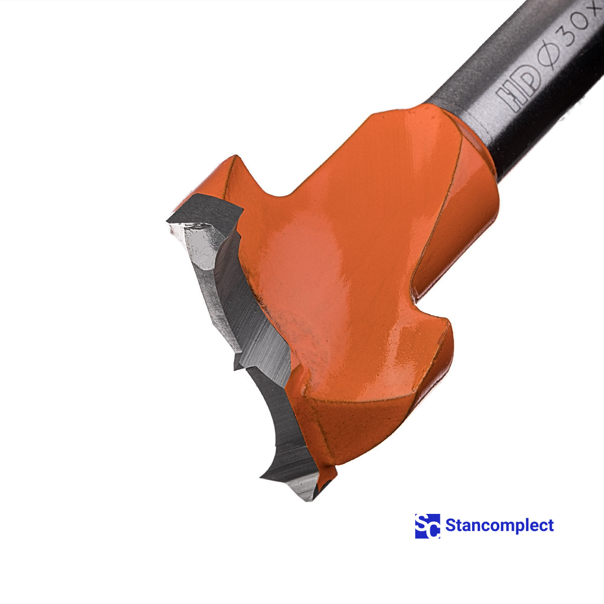 Forstner drill bit HD d-30 mm, L-57 mm left screw type