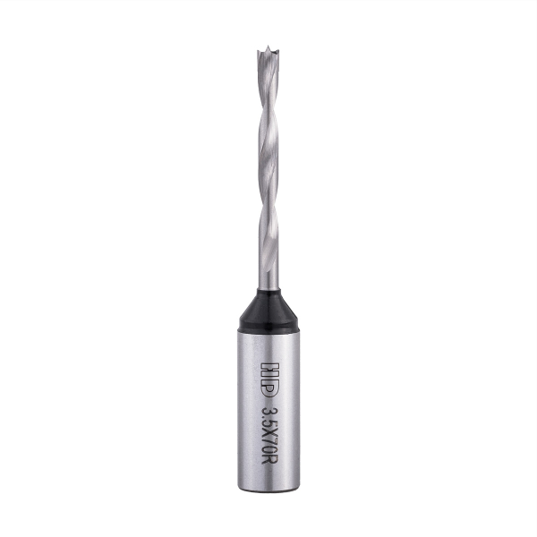 Solid carbide blind hole drill bit HD d-3.5 mm, L-70 mm right (301 series)
