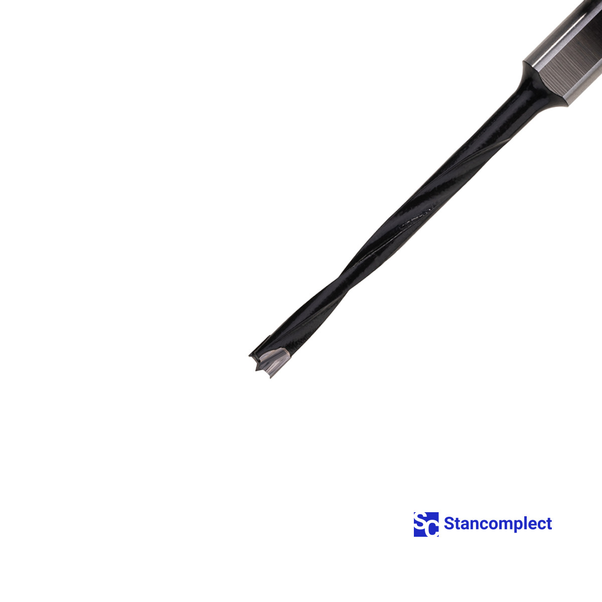 Blind hole drill bit HD d-5 mm, L-90 mm right hand with brazed plate