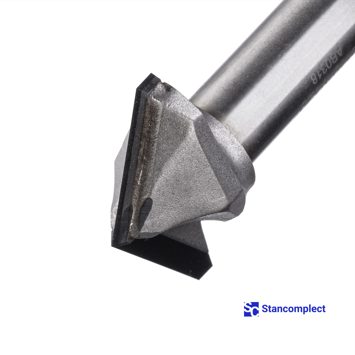 Diamond V-groove router bit D40 h16 d12 120° Z2