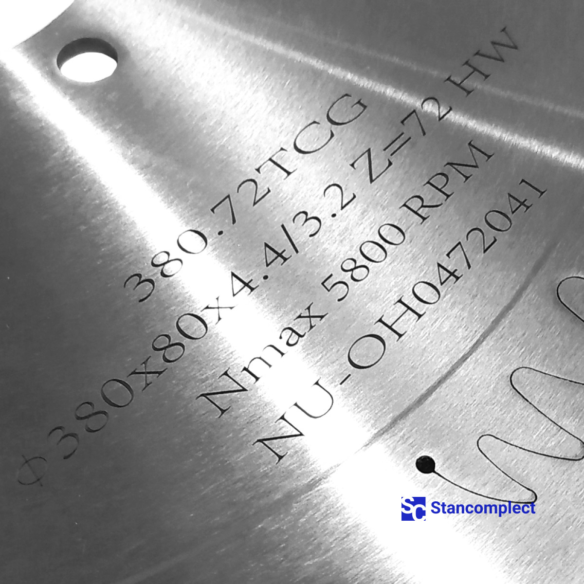 Main saw blade Golden Eagle 380x80x4.4/3.2 Z72