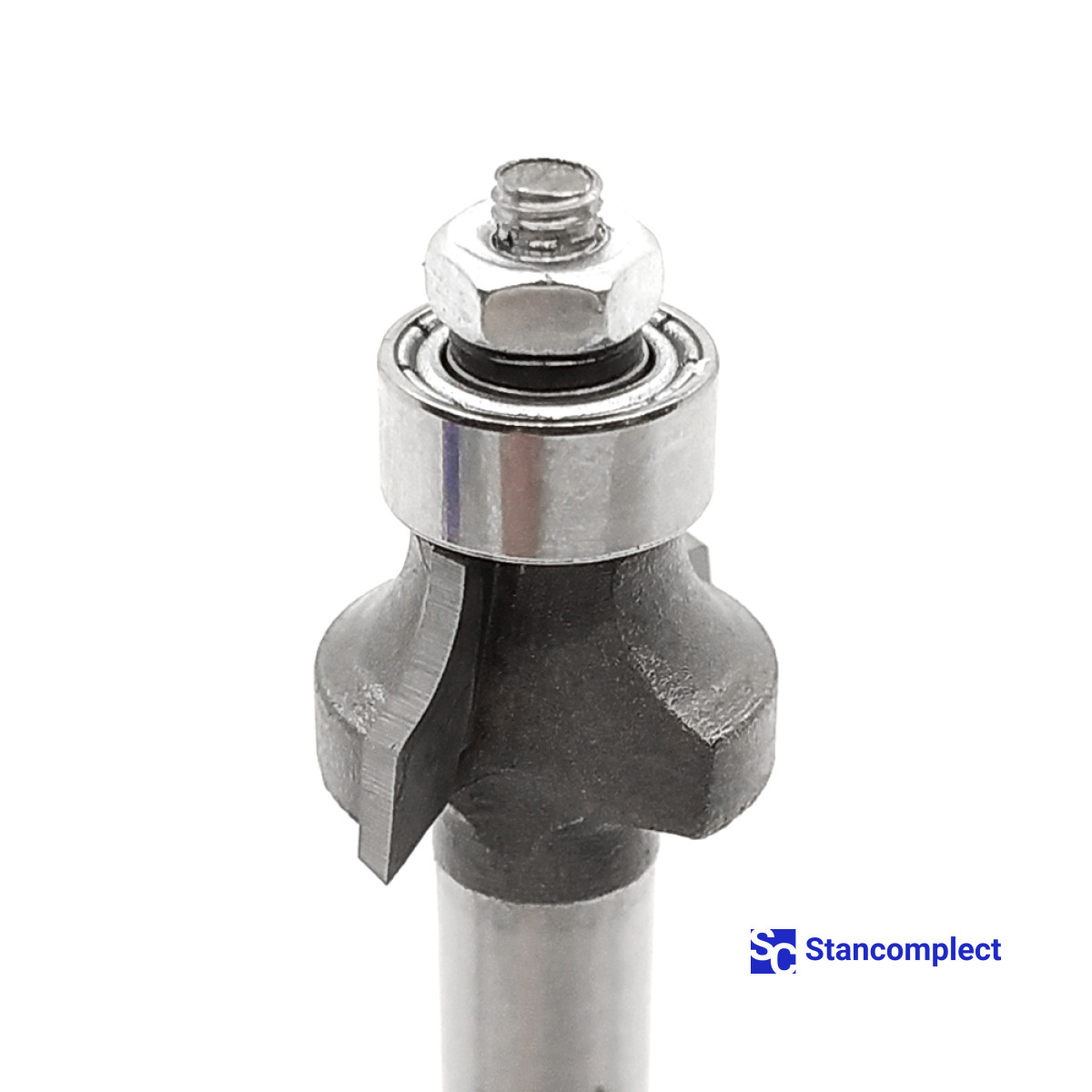 Round over router bit with lower bearing R1 D15 d6 L52 for corner rounding machine
