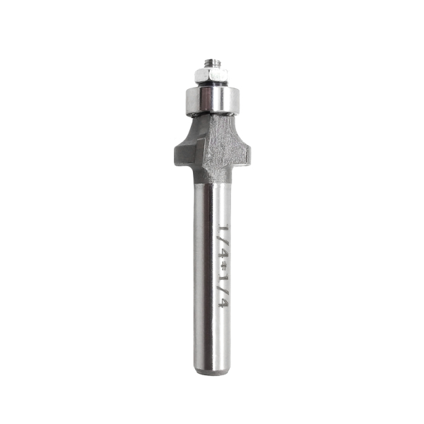 Round over router bit with lower bearing R1 D15 d6 L52 for corner rounding machine