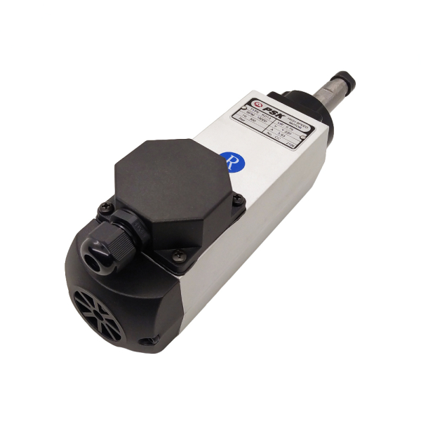 Frézovací motor KD-13 0,75 kW, 300 Hz, 18000 ot./min pravý pro vysokorychlostní olepovačky hran KDT