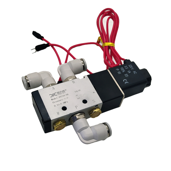 Электромагнитный клапан 4V210 (220V) для кромкооблицовочного станка WT-22