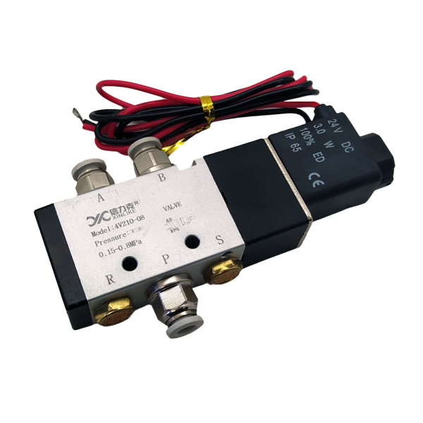 Электромагнитный клапан 4V210 (24V) для кромкооблицовочного станка WT-22