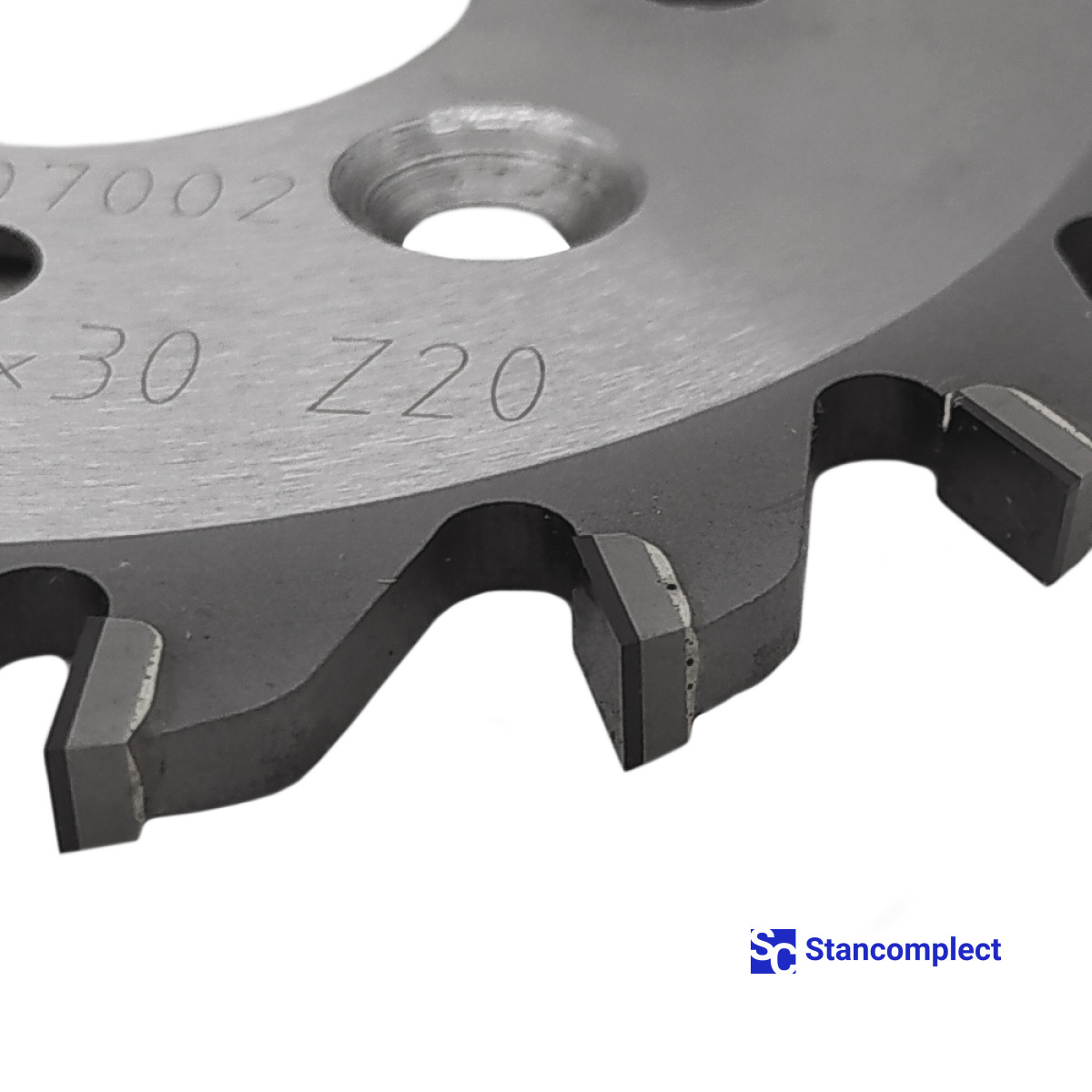 Diamond grooving saw blade 100x30x4.0/3.0x20Z for CNC drilling machines. Saw cut 4 mm