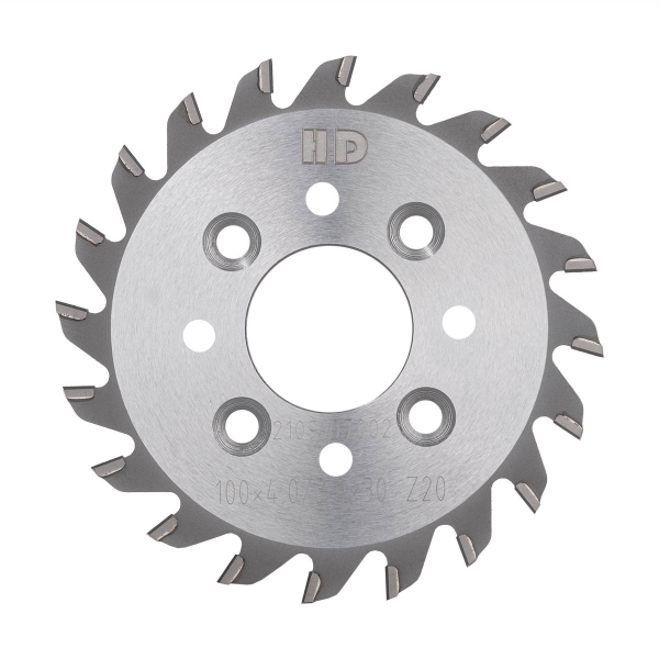 Diamond grooving saw blade 100x30x4.0/3.0x20Z for CNC drilling machines. Saw cut 4 mm