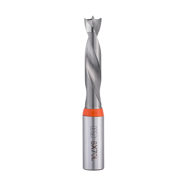 Solid carbide blind hole drill bit HD d-8 mm, L-70 mm left (301 series)