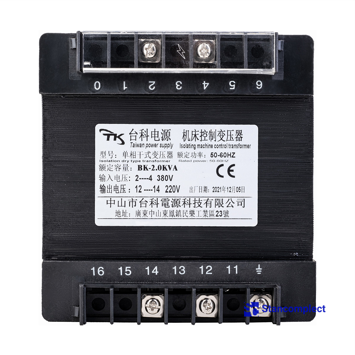 Трансформатор BK-2KVA 380V/220V 50HZ 62000040088 для пильного центра KDT