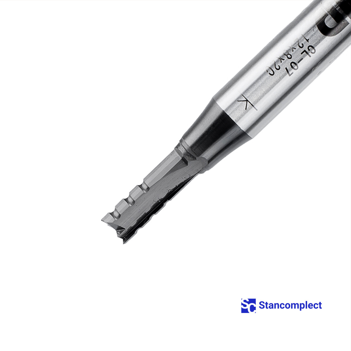 Nesting carbide cutter with coating CL-07 8x20x12 L75 HD (Taiwan) for cutting chipboard, MDF, plywood