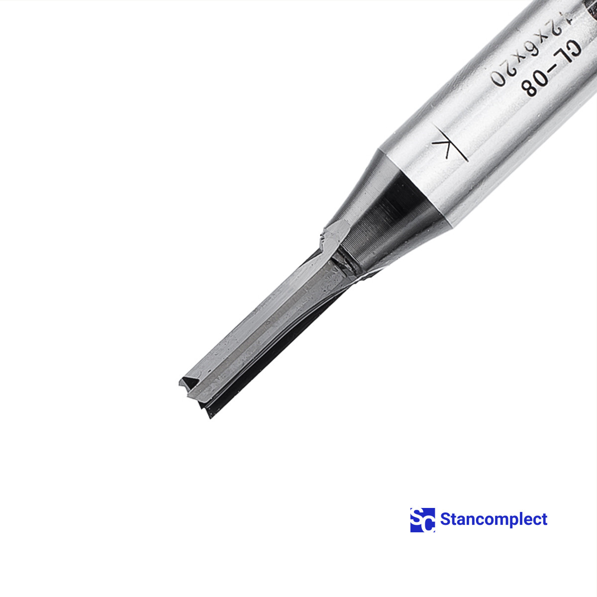 Straight grooving cutter for wood CL-08 6x20x12 L75 Z3 carbide coated HD (Taiwan)