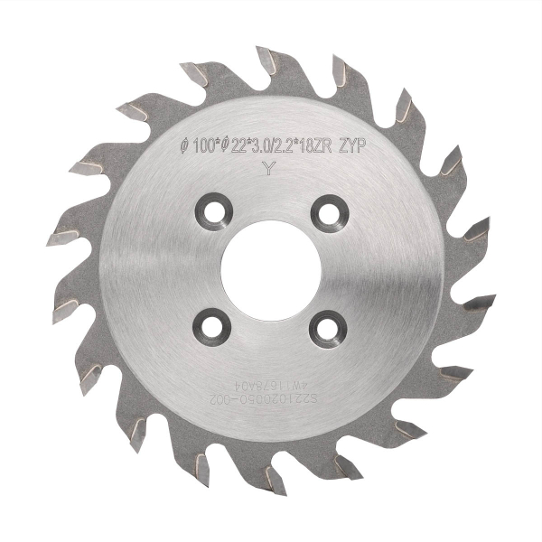 Grooving saw blade 100x22x3.0/2.2x18ZR for CNC drilling machines. Saw cut 3 mm