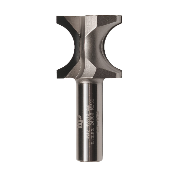 Diamond bull nose router bit D40 h37.6 d16 R15
