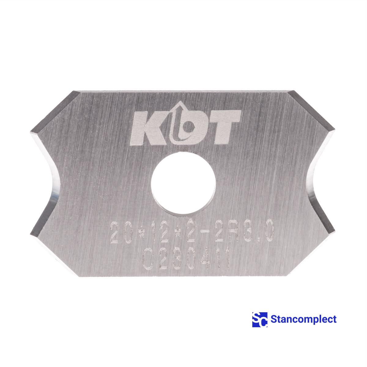 Radius scraper 20x12x2 R3 for edge banding machine