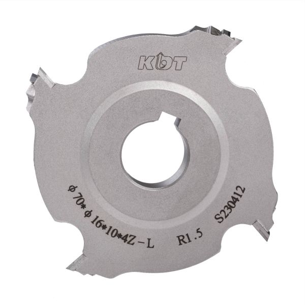 Diamond cutter (PCD) 70x16x10x4Z R1.5 left for KDT edge banding machines 6 series