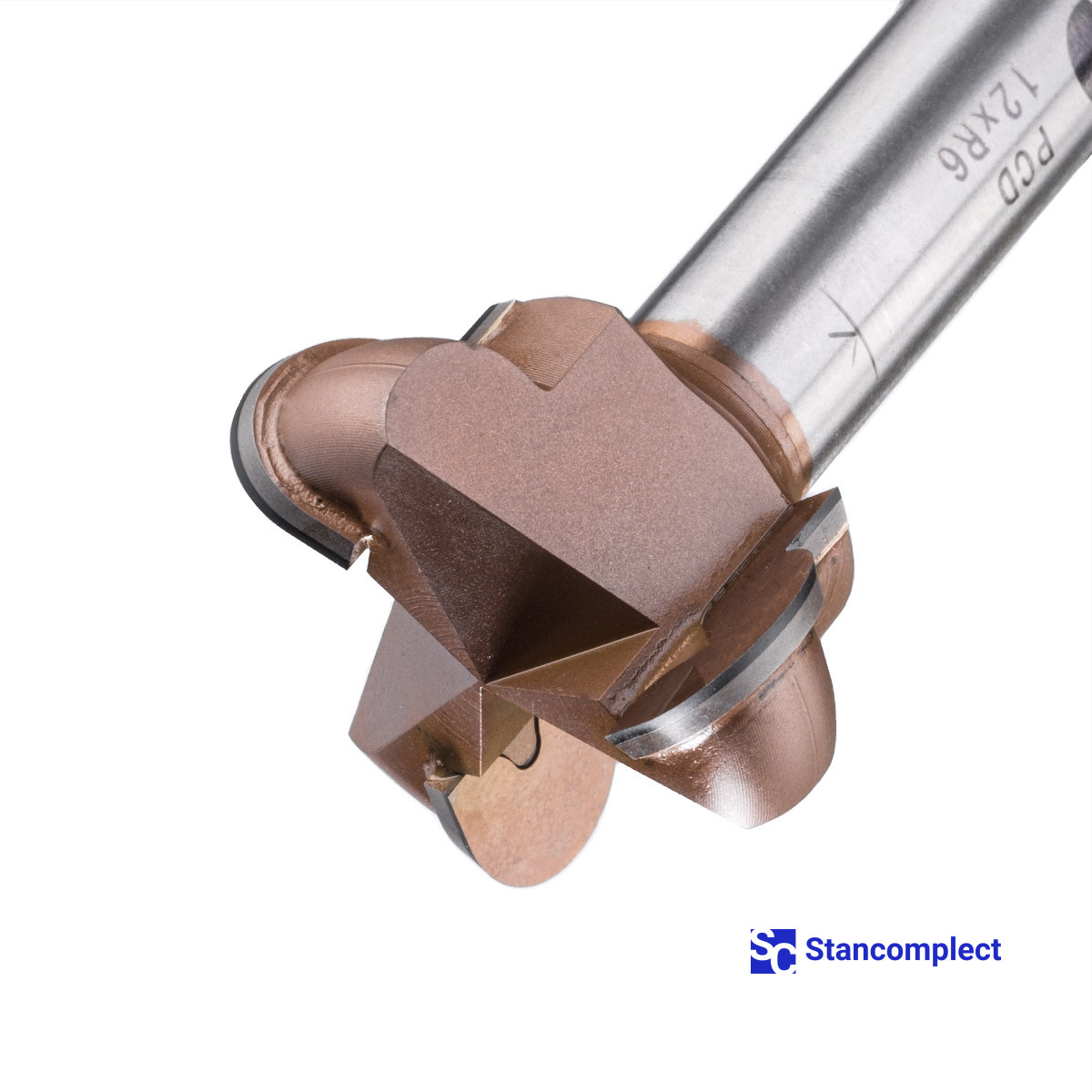 Diamond finger grip router bit D35 h19 L60 d12 R6 Z3