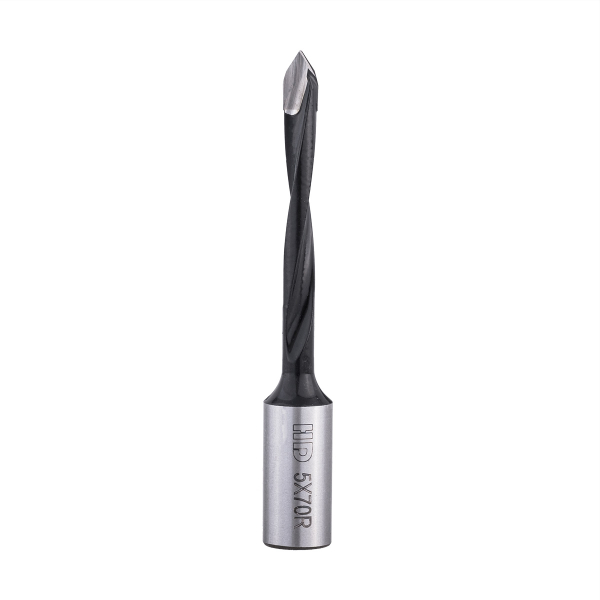 Through hole drill bit HD d-5 mm, L-70 mm right (130 series)