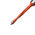 Through hole drill bit HD d-5 mm, L-70 mm left with brazed plate