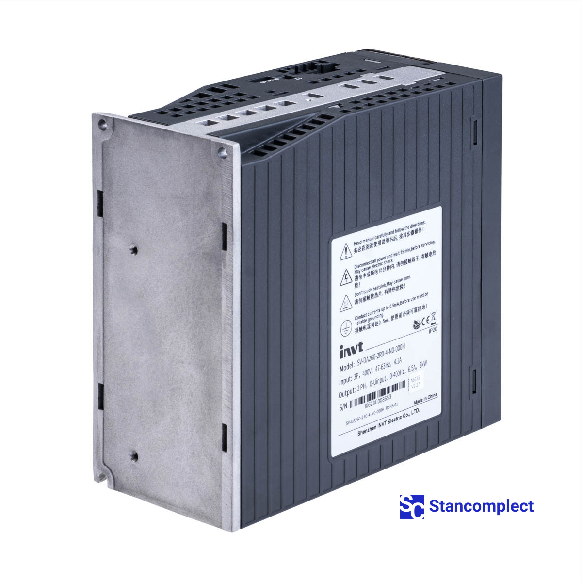 Сервопривод INVT SV-DA260-2R0-4-N0-000H для пильных центров с ЧПУ KDT