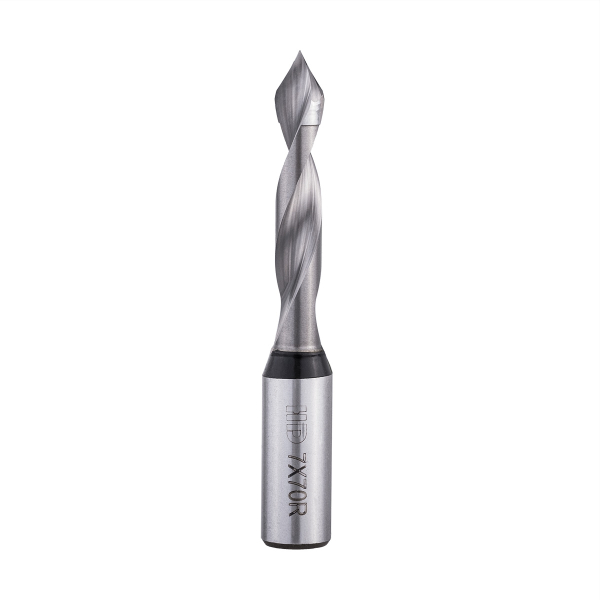 Solid carbide through hole drill bit HD d-7 mm, L-70 mm right (501 series)
