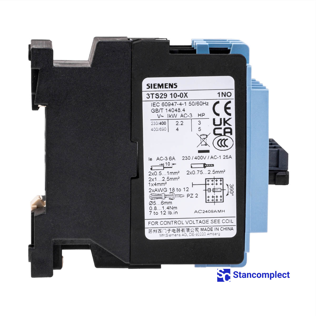 Thermal relay SIEMENS 3TS29 10-0X for CNC drilling centers KDT