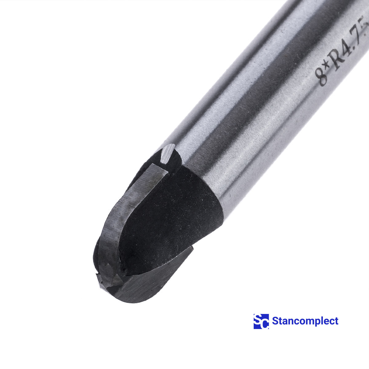 Round nose router bit D9,5-d8-H7-R4,75