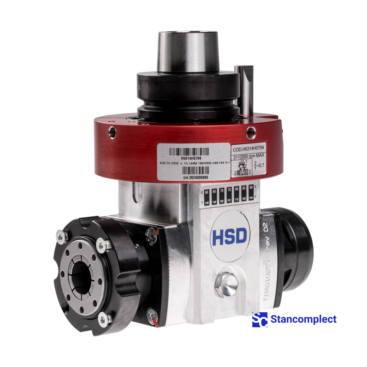 HSD H6314H0794 double-sided milling head for KDT CNC machining centers