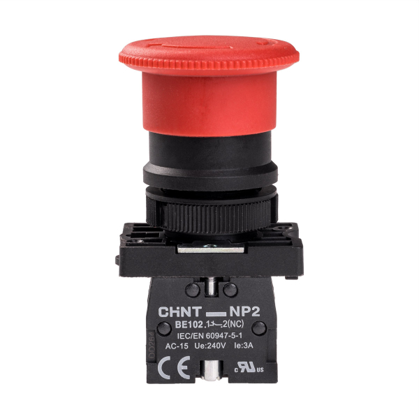 Emergency stop button 4-pin NP2-ES544 for KDT edge banding machines