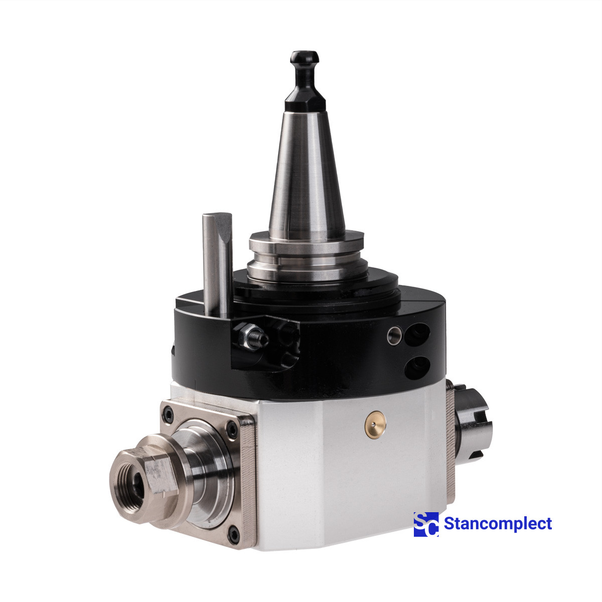 Агрегатная двухсторонняя фрезерная головка 90° KDT RAM28-2-SCF22/ER25M-ISO30 для сверлильно-присадочных центров с ЧПУ KDT