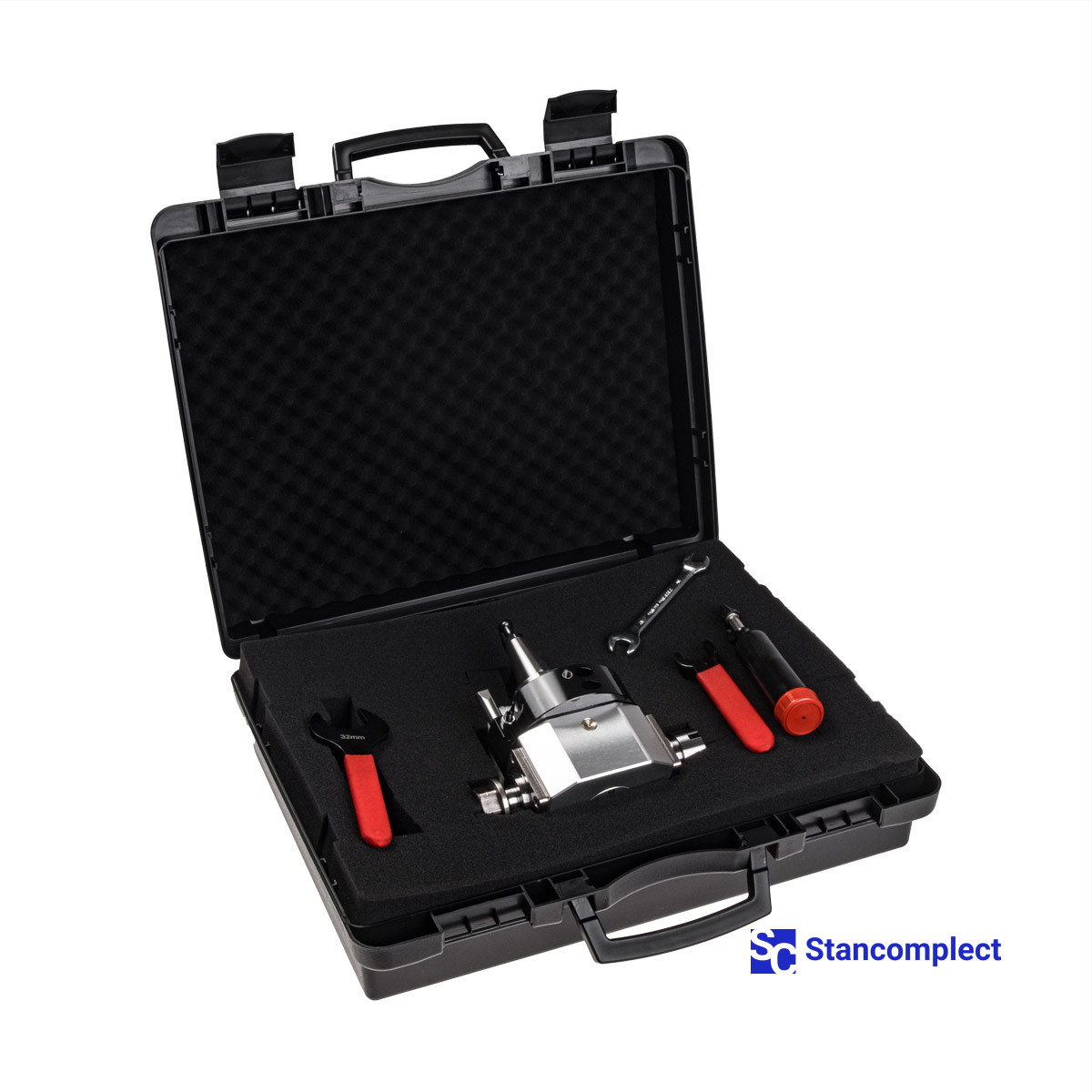 Агрегатная двухсторонняя фрезерная головка 90° KDT RAM28-2-SCF22/ER25M-ISO30 для сверлильно-присадочных центров с ЧПУ KDT