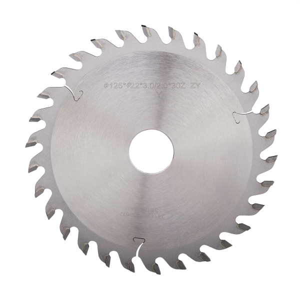 End trim saw blade 125x22x3.0/2.0x30T ZY for edge banding machine KDT KE-396JB