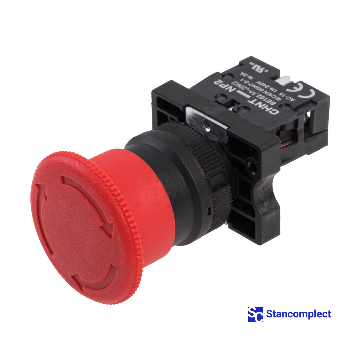 Emergency stop button 2-pin NP2-ES542 for KDT CNC drilling centers