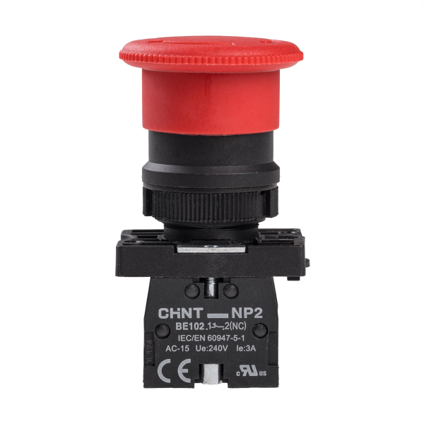 Emergency stop button 2-pin NP2-ES542 for KDT CNC drilling centers