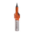 Through hole drill bit with countersink HD d-7 mm, L-69 mm left with brazed block