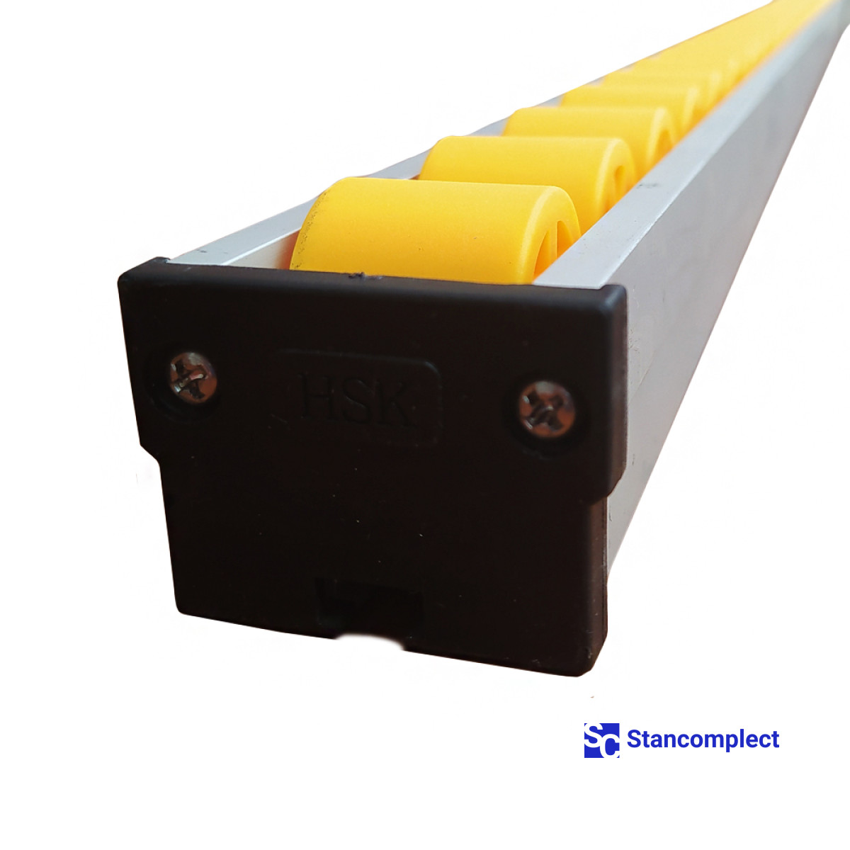 Roller conveyor with plastic rollers. Length - 1000 mm
