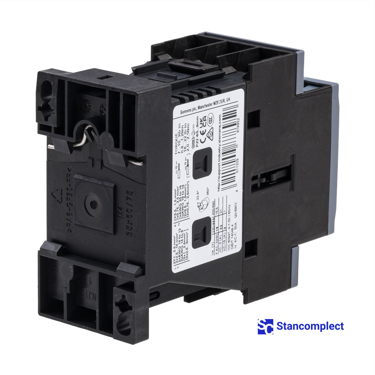 Contactor SIEMENS 3RT6027-1BB40 for KDT edge banding machines