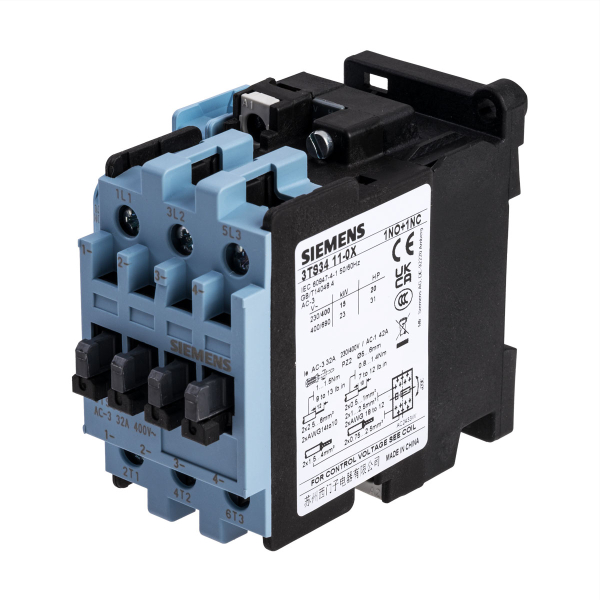 Contactor SIEMENS 3TS3411-0X for KDT edge banding machines